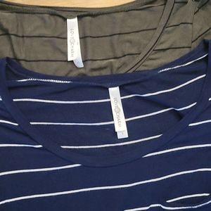 Two of the same shirt but different colors